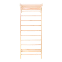 Toboli Spalliera svedese legno 220 cm max 150 kg Scala per ginnastica bambini adulti