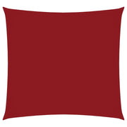 Vela Parasole in Tela Oxford Quadrata 3,6x3,6 m Rosso