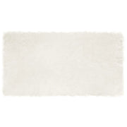Tappeto in finta TAFALLA | Tappeto del soggiorno Bianco 80 x 150 cm Poliestere
