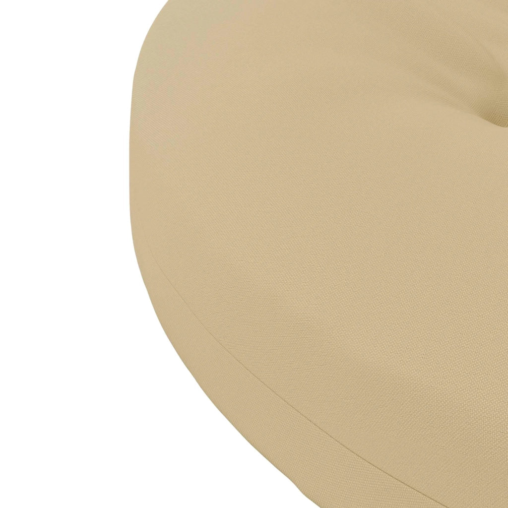 Cuscini per Sedia in 4 Pezzi 4 pz 100% Poliestere Beige 945294