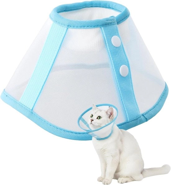 Cintura per cani adattabile, forma morbida per cuccioli piccoli, rete respirante, blu, M