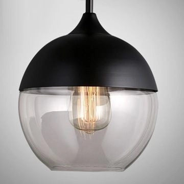 Lampada Da Soffitto Pensile Di Vetro Zenit A Black
