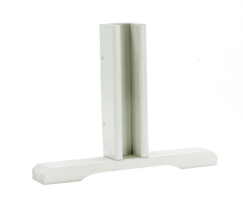 Confezione 2 Pz Base In Legno Per Sostegno Griglie Alice 36X5,5X28Cm