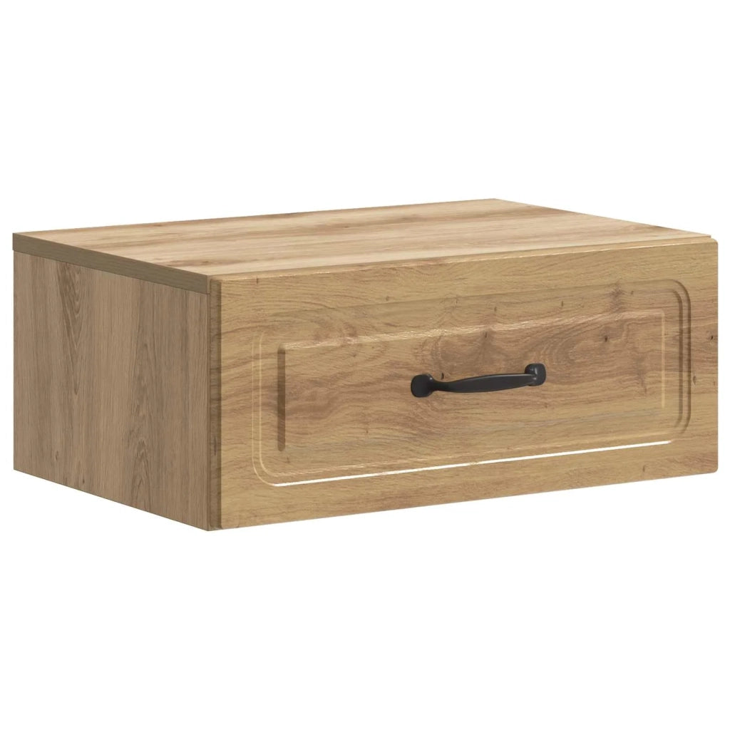 Mobiletto da notte a muro Rovere Artigianale 49 x 34,5 x 20 cm 899313