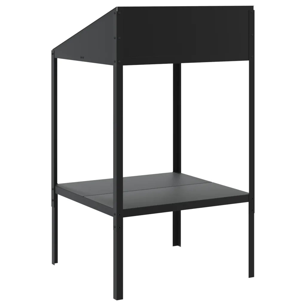 Supporto per piante | Sostegno per piante Antracite 56,5x54,5x100 cm Acciaio Zincato