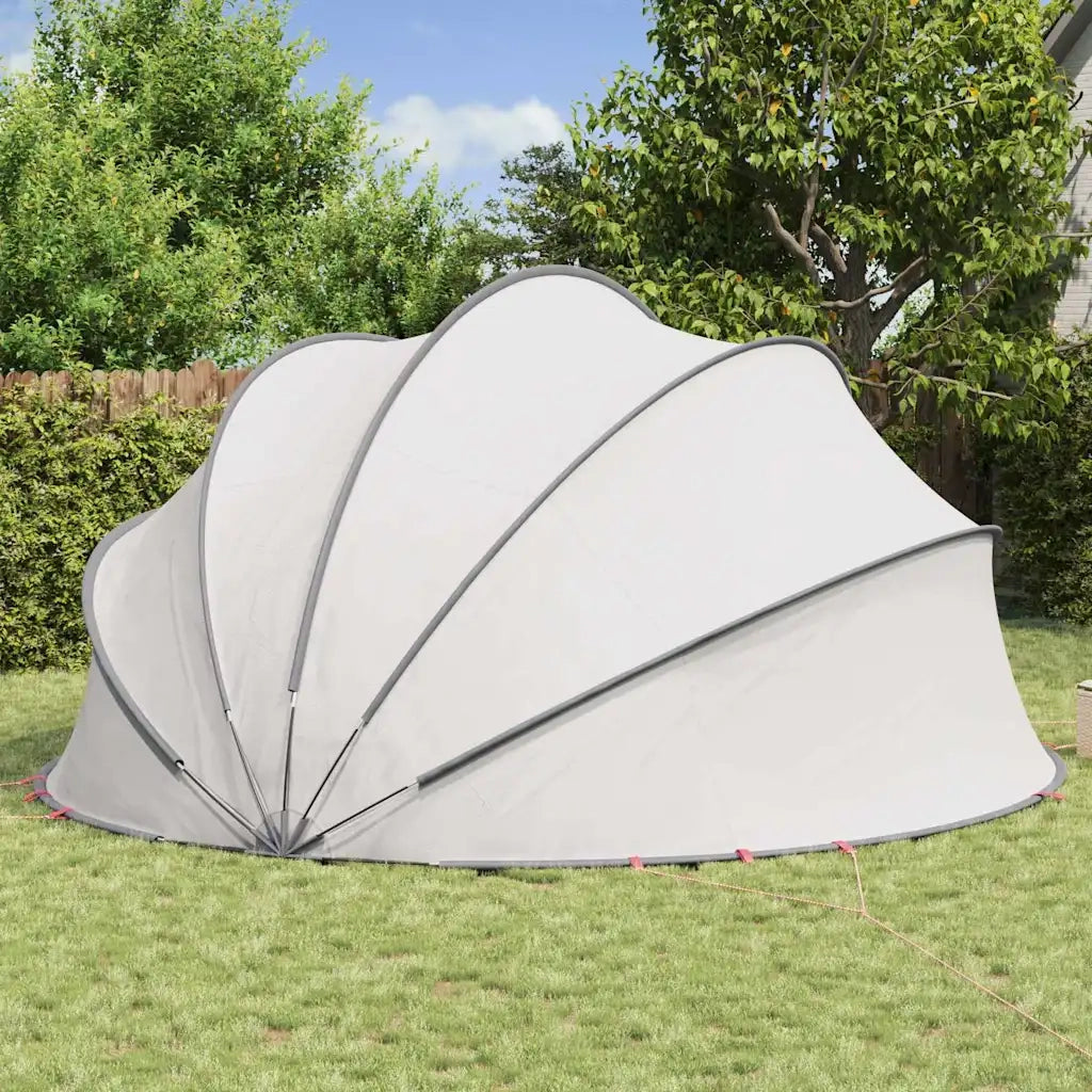 Dome Piscina Grigio e arancione 546 x 516 x 250 cm