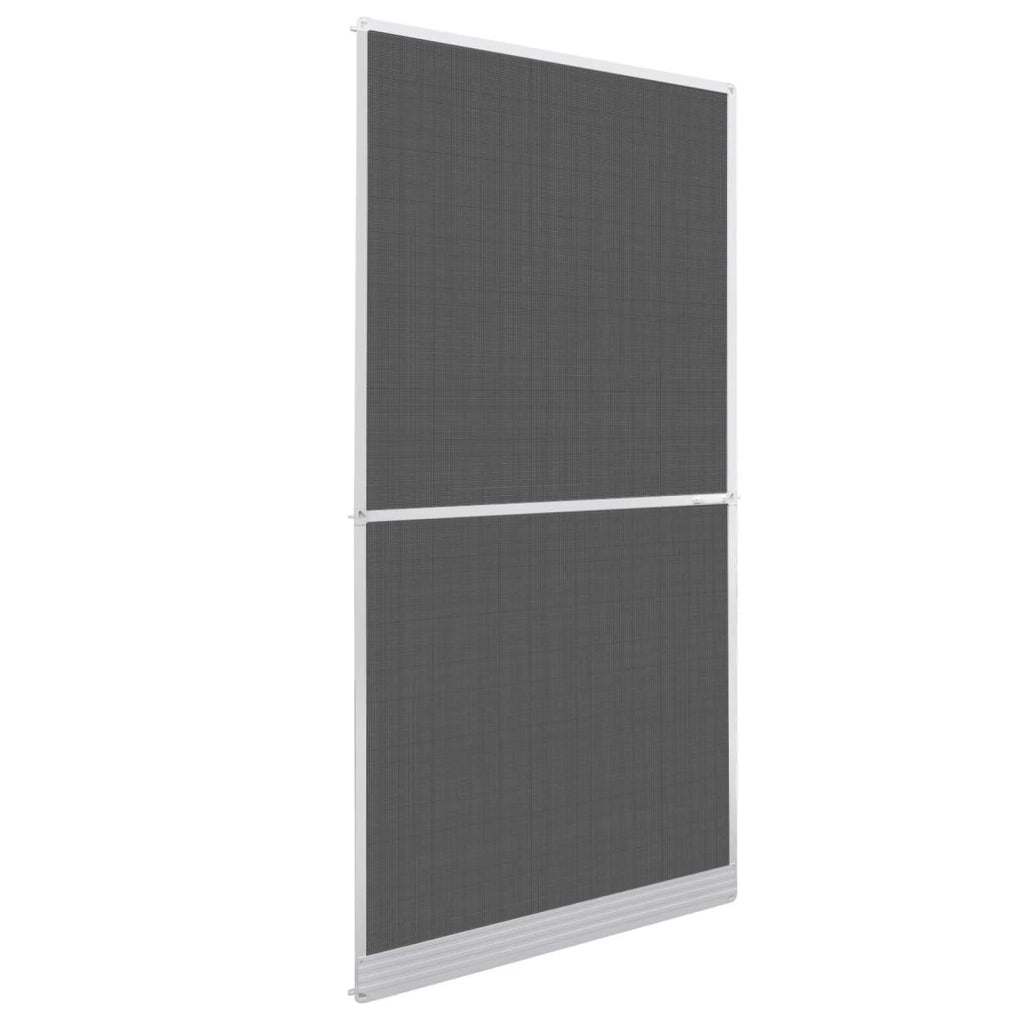 Schermo Insetti a Battente Bianco e Nero 100 x 215 cm CFW3515230