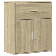 Buffet credenza cassettiera armadio mobile contenitore organizer cucina soggiorno rovere Sonoma 60 x 31 x 70 cm legno ingegnerizzato marrone 02_0031592