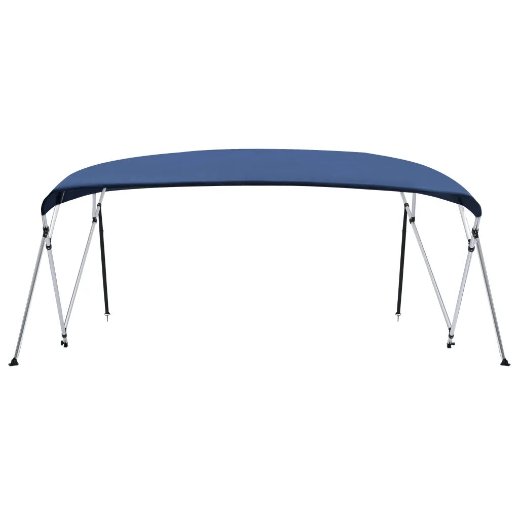 Bimini di Prua Tendalino a 4 Archi Blu 243x(230-244)x137 cm