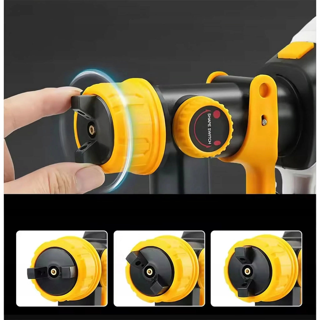 Pistola a Spruzzo Elettrica NanoSpray HVLP 1000W – 5 Ugelli, Serbatoio 1200ml | Verniciatura Pareti, Mobili, Recinzioni