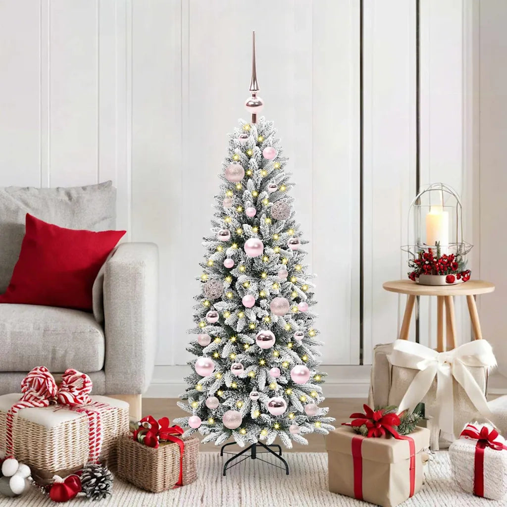 Albero di Natale artificiale con 150 LED Bianco 120 cm 3396023