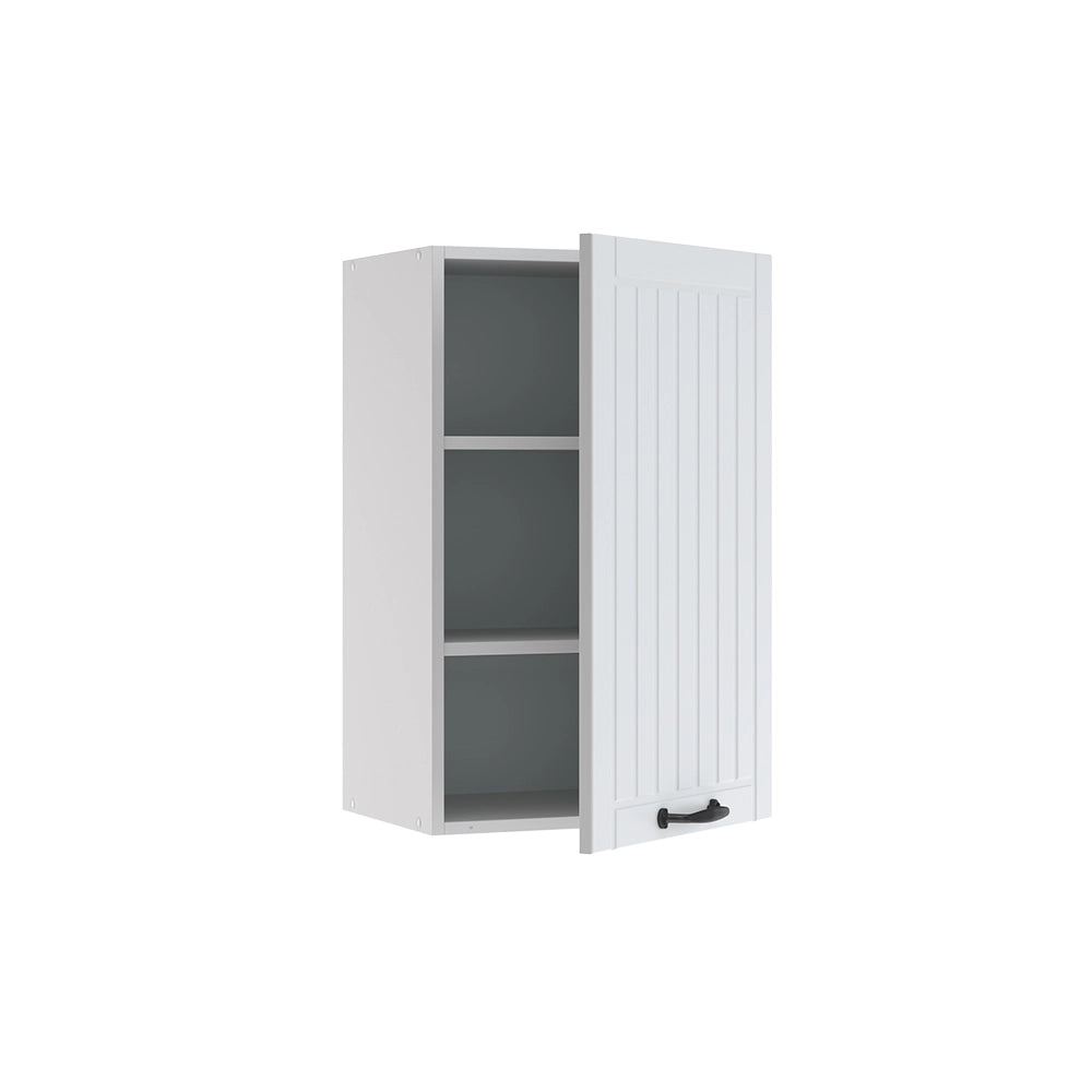 Pensile da cucina Fame-Line Bianco rustico/Bianco 45 cm Vicco