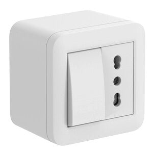 CASSETTA FIXA DA PARETE P/INT. 1 BIP+DEVIAT. BCA- ELECTRALINE- 1,0 pz