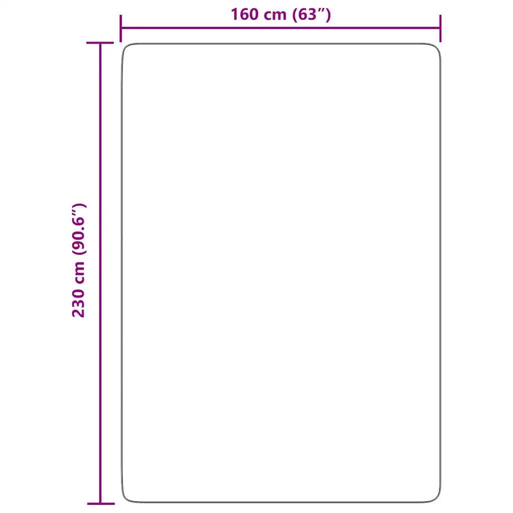 Tappeto Shaggy a Pelo Lungo NAVARRA Grigio Scuro 160x230 cm 4102840