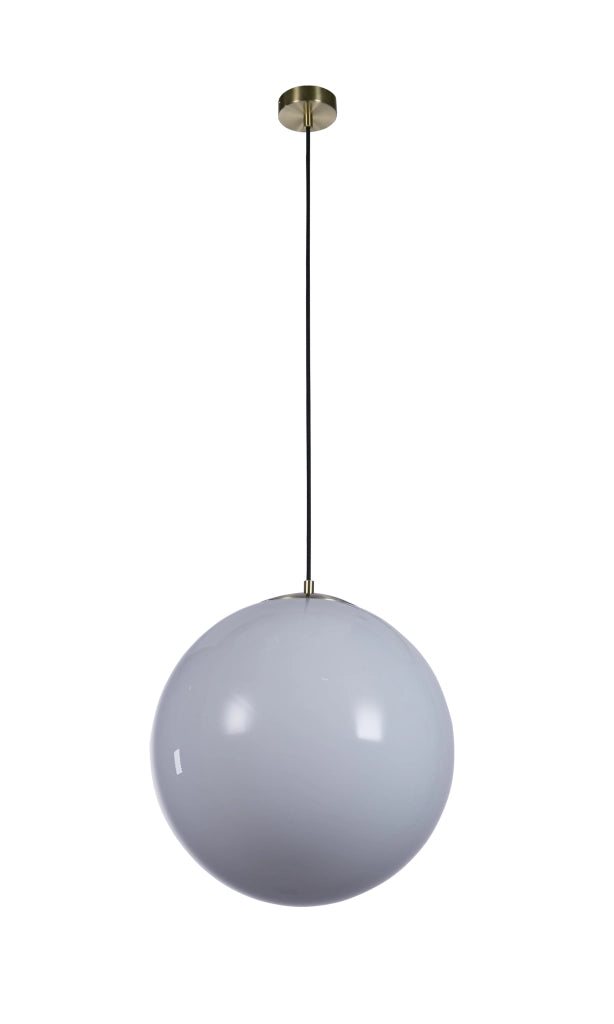 Sospensione Contemporanea Atomo 2 Acciaio Ottone Vetro 1 Luce E27