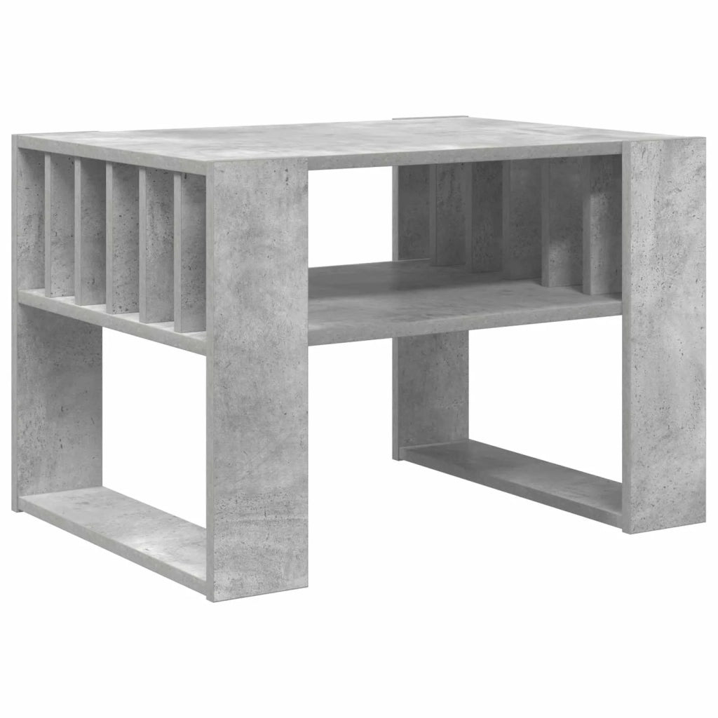 Tavolino da salotto Grigio cemento 66 x 49,5 x 45 cm 8000119