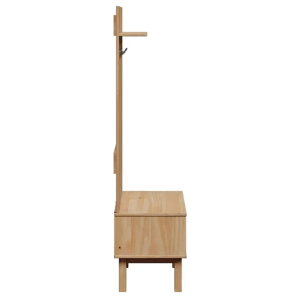 Mobile da Corridoio OTTA 50x40x160 cm in Legno Massello di Pino 4013463
