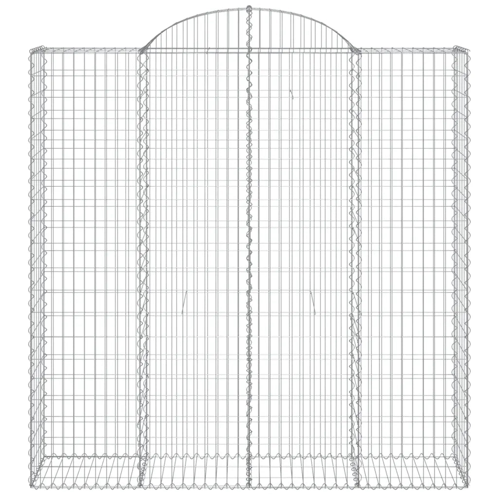 Cesti Gabbioni ad Arco 11 pz 200x50x200/220 cm Ferro Zincato