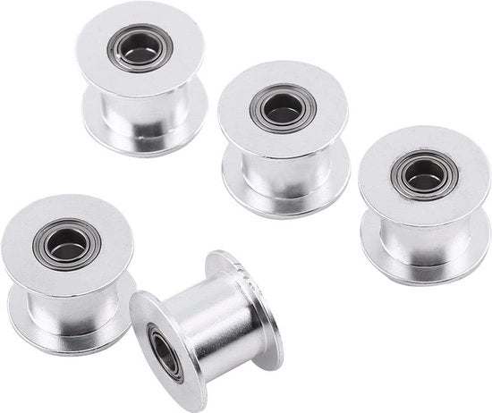 Kit 5 pezzi di rulli GT2 senza denti 10 mm per distributore sincrono - accessori per stampante 3D.