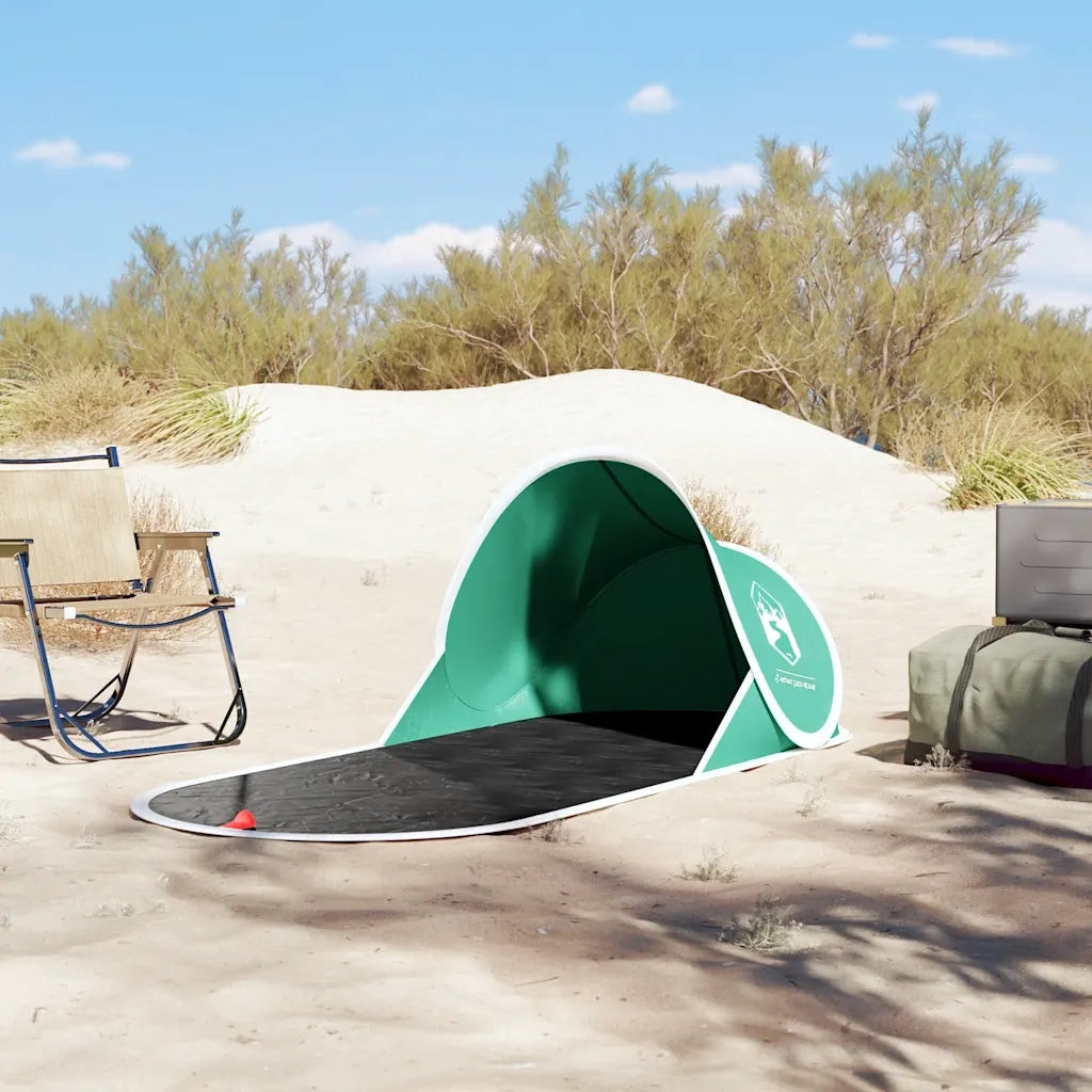 Tenda da Spiaggia Pop-Up - Tenda da campeggio Verde Mare Impermeabile 202746