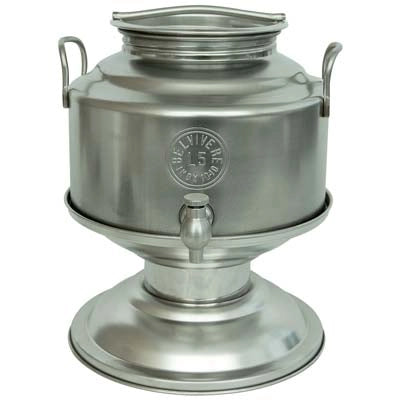MINI FUSTINO GRAFFATO BELVIVERE  INOX 18/10 LT 5