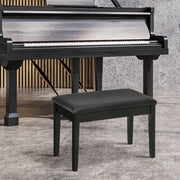 PANCHINA PER PIANOFORTE 75x35x49 cm Nero in legno