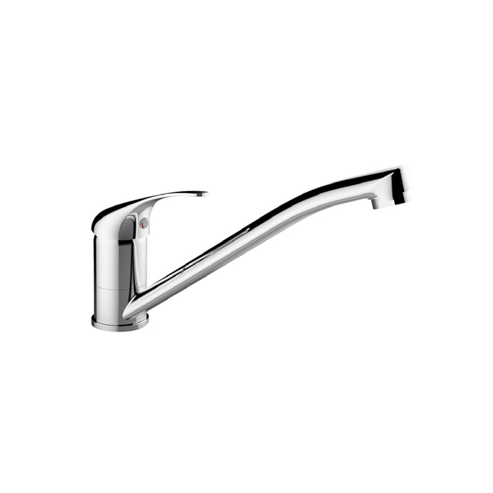 Rubinetto lavello serie eva bocca girevole, finitura cromata