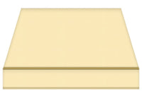 Tenda da Sole a Bracci Estensibili su Barra Quadra Tempotest Para', col. Avorio 93, Largh. 3,9m x Sporgenza 2.60m con Arganello Destro