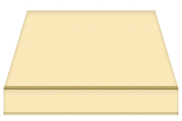 Tenda da Sole a Bracci Estensibili su Barra Quadra Tempotest Para', col. Avorio 93, Largh. 3,9m x Sporgenza 2.60m con Arganello Destro