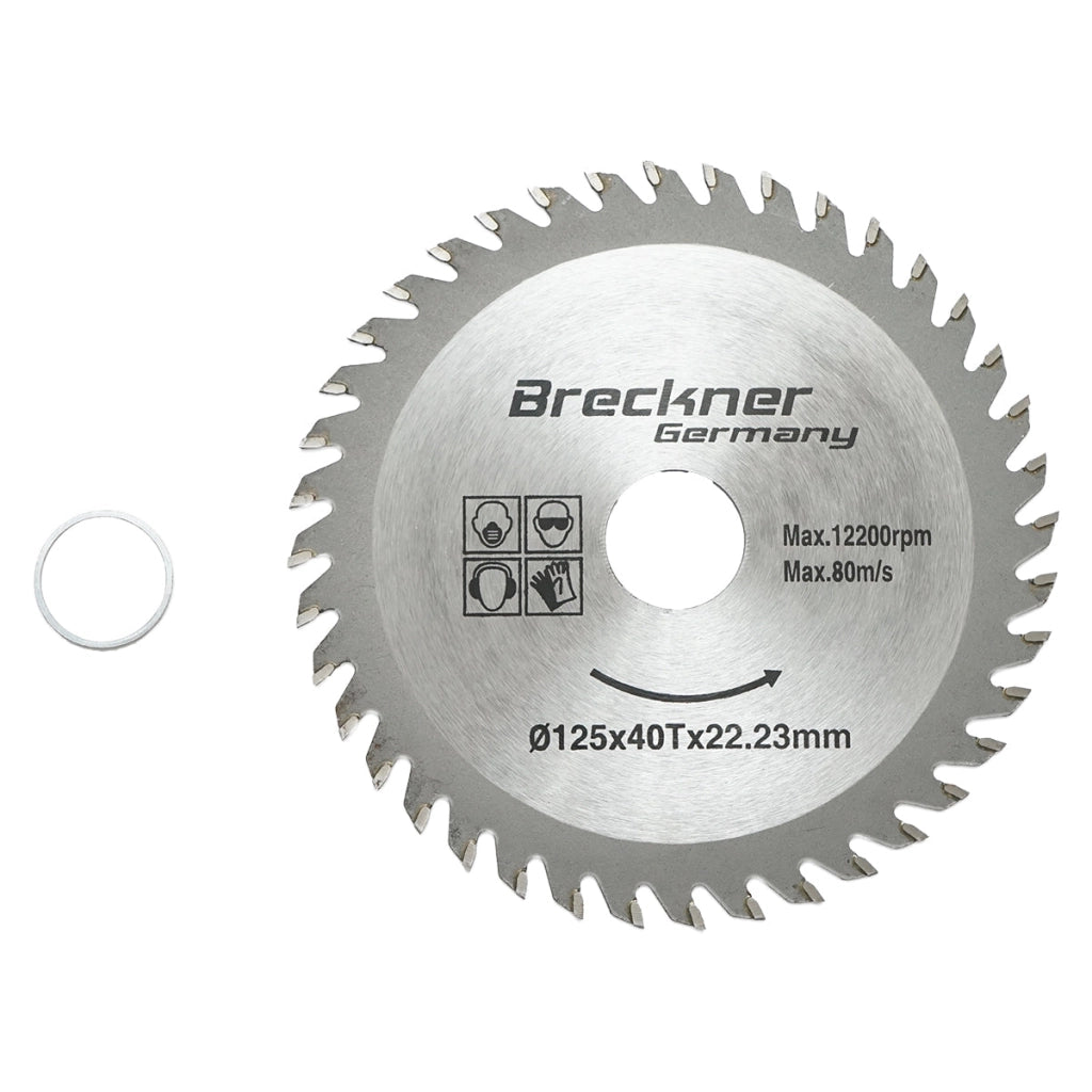 Disco circolare vidia per legno 125x1.2x22.23mm, 40 denti Breckner Germany