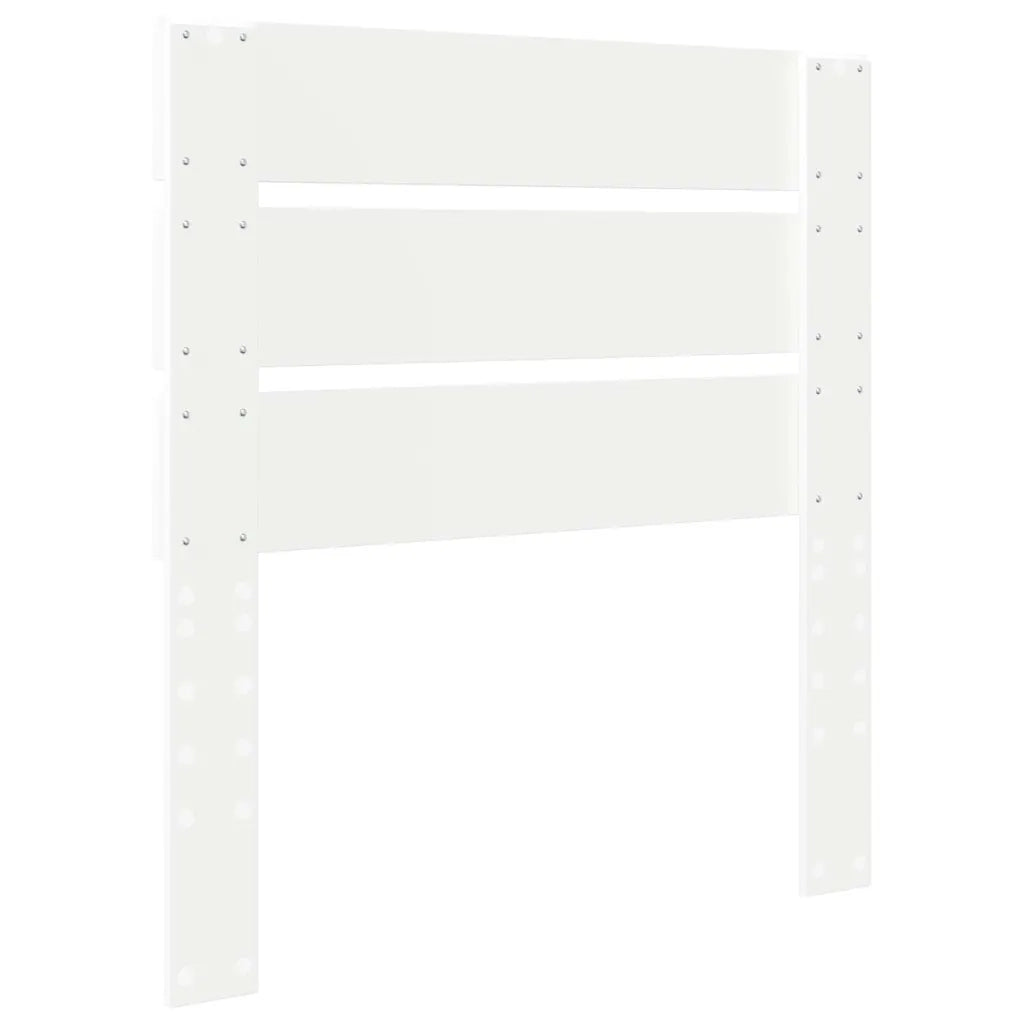 Testiera-Testata-Testiera Decorativa Bianco 100 cm Legno multistrato 148805
