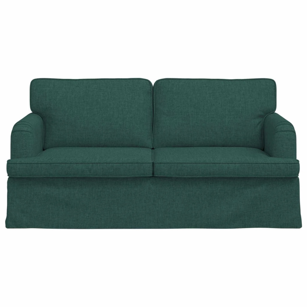Divano Verde Scuro 162 x 80 x 85 cm Tessuto