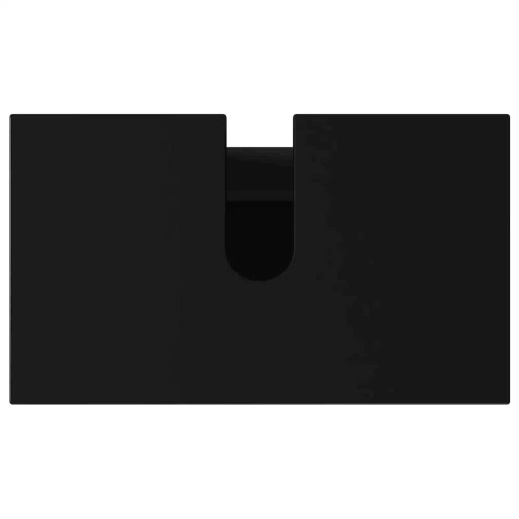 Mobiletto da bagno Nero 60 x 35 x 60 cm Legno ingegnerizzato 889396