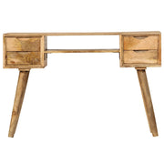 Scrivania in Legno Massello di Mango 115x47x76 cm 246791