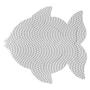 TAPPETO ANTISCIVOLO 'FISH' 8 pz  - Blister Koncreto
