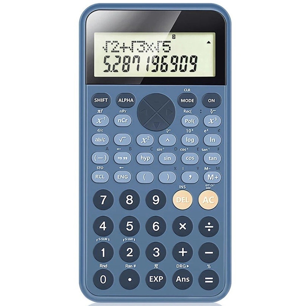 Trade Shop - Calcolatrice Scientifica 240 Metodi Di Calcolo Uffici Scuola A 12 Cifre Pn-2891 -