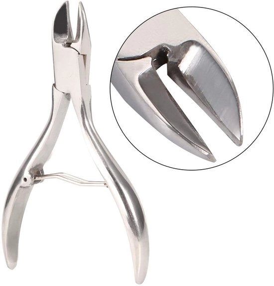 Tang per denti per cani/Bighe - Manico ergonomico - Inox - Antiruggine - Duraturo - 14 cm - Tonnellatura per denti