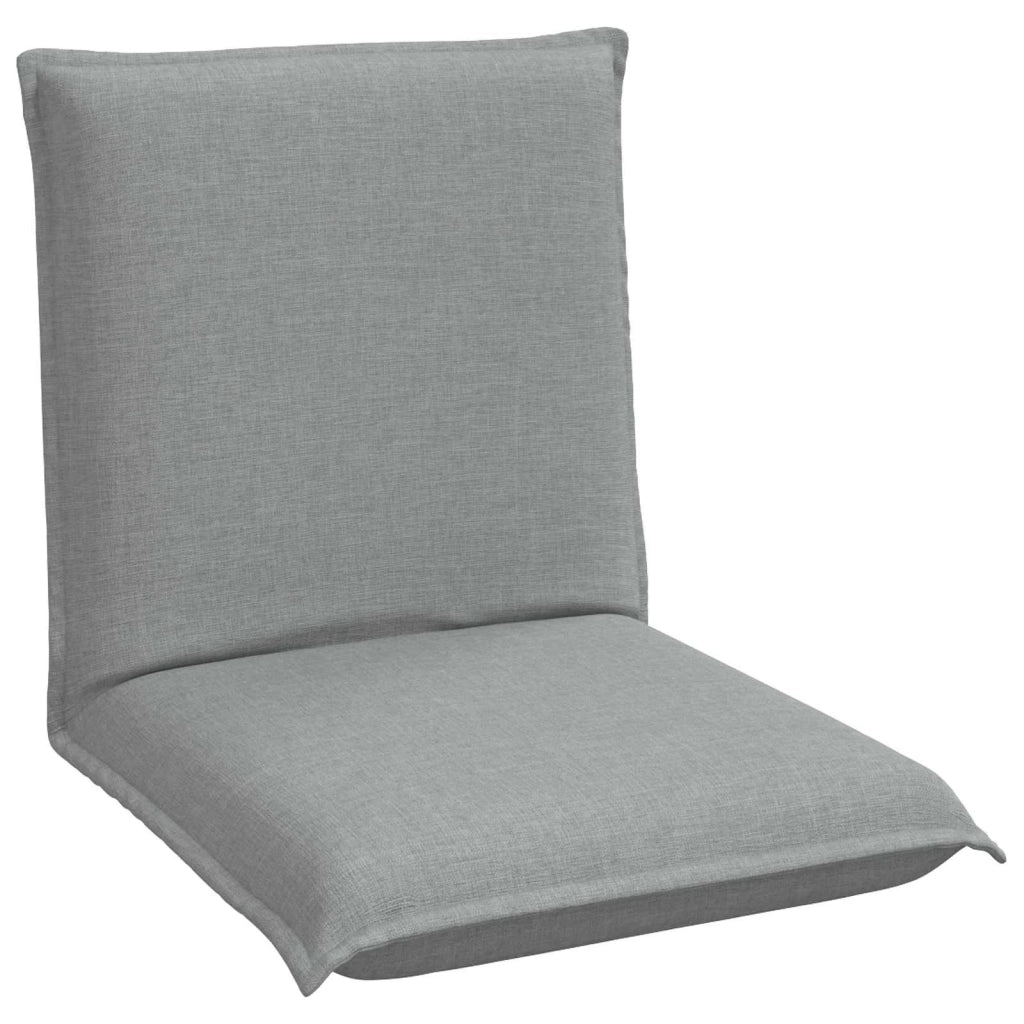 Sedia da Pavimento Grigio chiaro 54 x 64 x 59 cm Tessuto 42028104