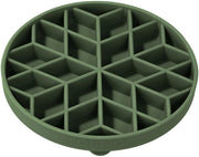 Bacino per cani anti-gulping (piccolo, diamantato), bacino anti-gulping per gatti e cuccioli, cibo per cani in silicone blocca flatulenza, antiscivolo