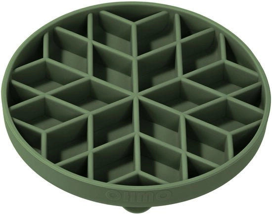 Bacino per cani anti-gulping (piccolo, diamantato), bacino anti-gulping per gatti e cuccioli, cibo per cani in silicone blocca flatulenza, antiscivolo