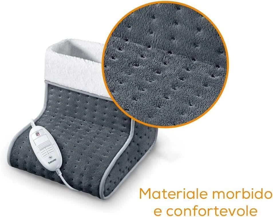 Beurer FW 20 Scaldapiedi Estremamente Morbido con 3 Livelli di Temperatura