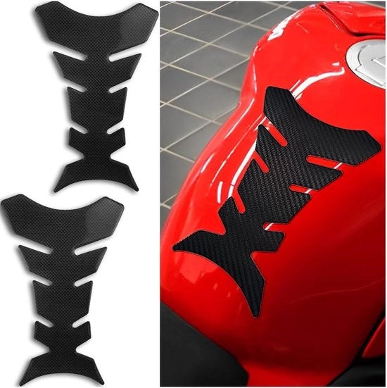 Sticker 3D per serbatoio carburante - 2 pezzi protezione gommatrice - universale - decorazione motocicli .