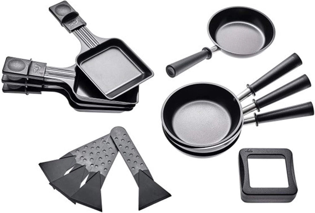 Solis 7611210977568 griglia per raclette 4 persona(e) 1020 W Nero, Argento