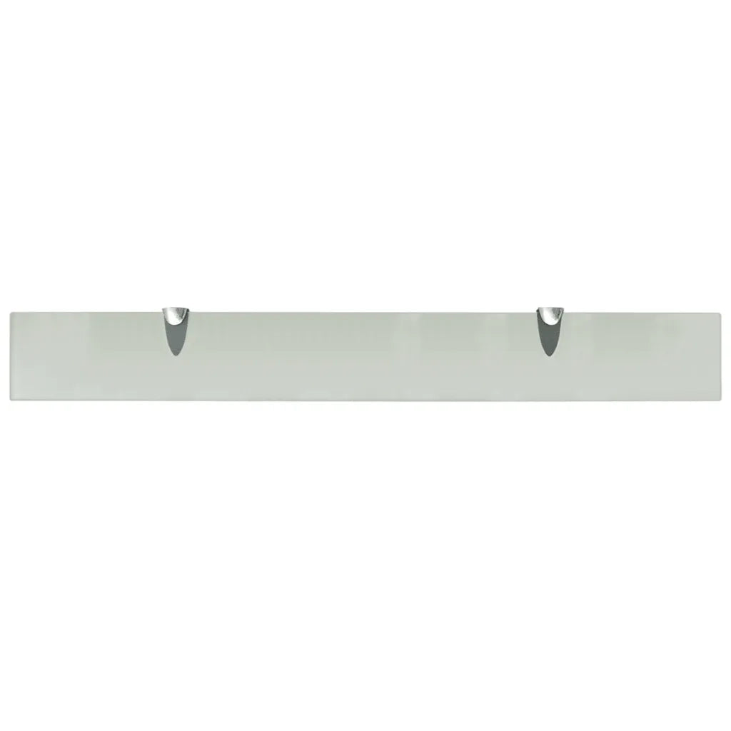 Mensole Galleggianti 2 pz in Vetro 80x10 cm 8 mm cod mxl 32974