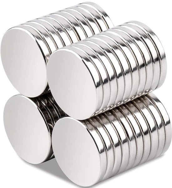40 pezzi di magneti neodimio, magneti 15 x 2 mm, forza extra alta, magneti, magneti forti, magneti piccoli, magneti forti piccoli, applicabili in ufficio, tabella magnetica, bacheca da parete
