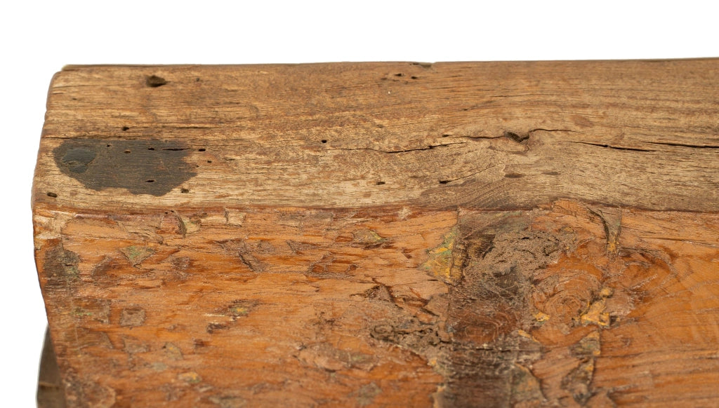 Biscottini Finestra finestrina grata in legno massello e in ferro antica e vecchia medievale con telaio da interno o da esterno