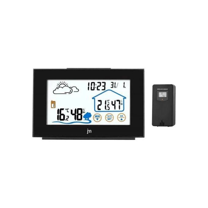 Lowell 8008457731074 Stazione Barometrica Black Modello JD 9539