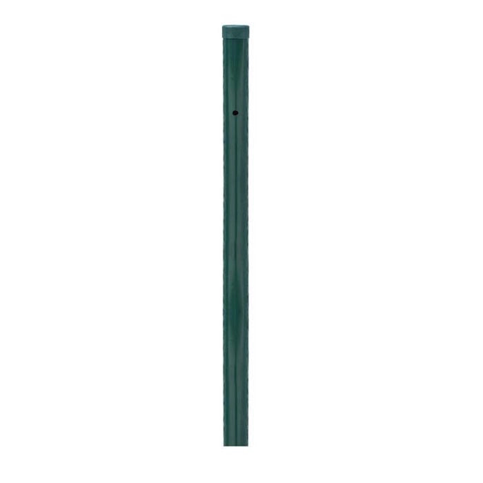 PALO PER RECINZIONE IN FERRO VERNICIATO VERDE PER RECINZIONI 3,4X175 CM