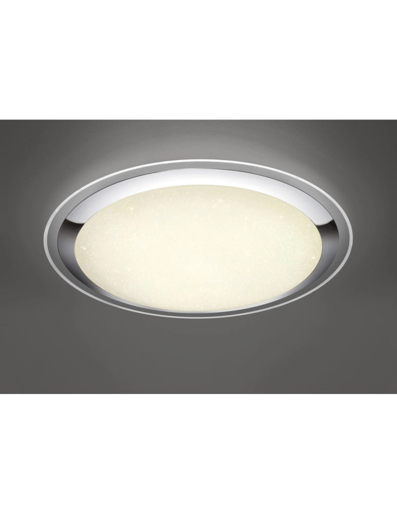 Grande Plafoniera Led Dimmer Miko Glitter Ø85 cm Trio Lighting