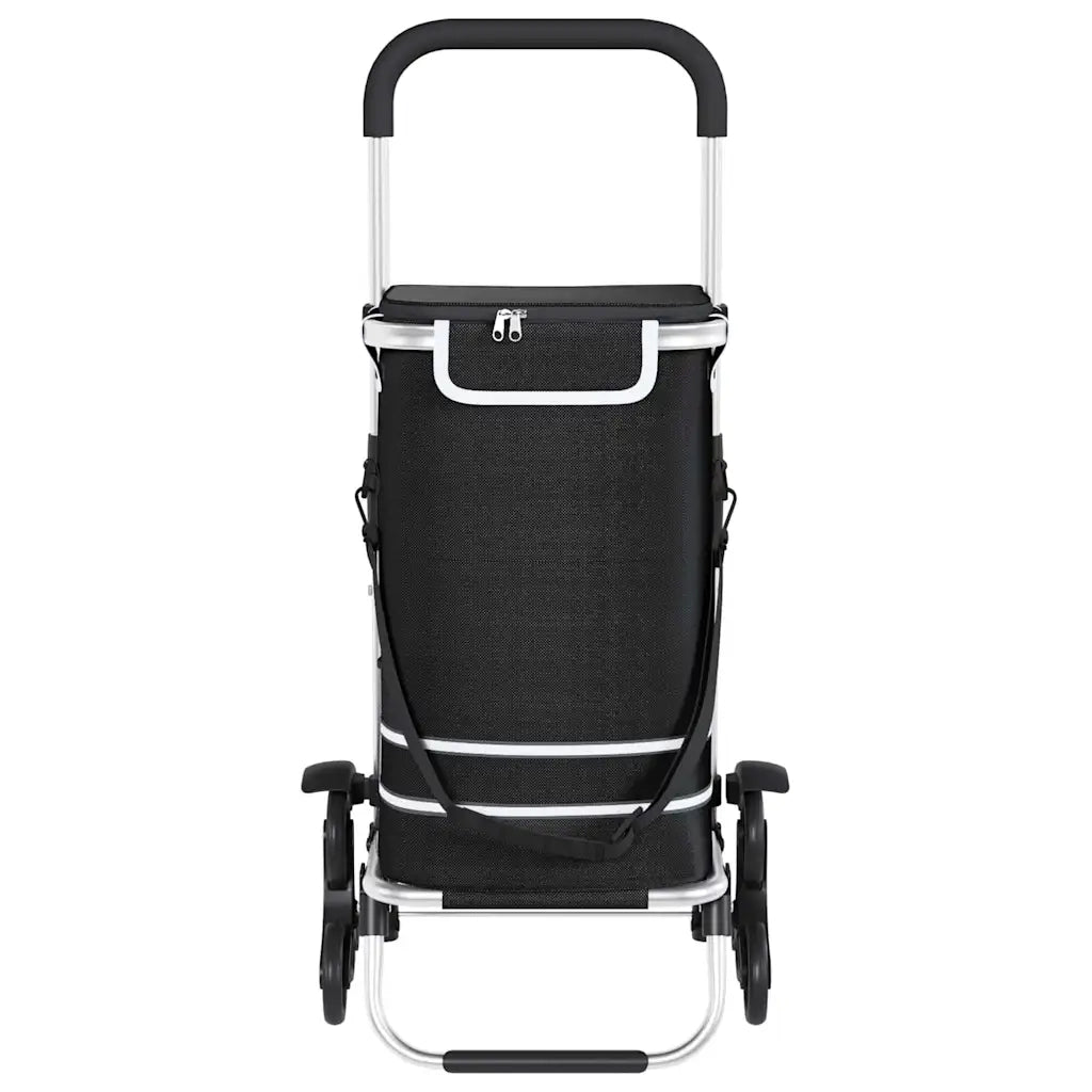 Carrello della spesa Nero 47 x 39 x 100,5 cm Tessuto Oxford 42002337